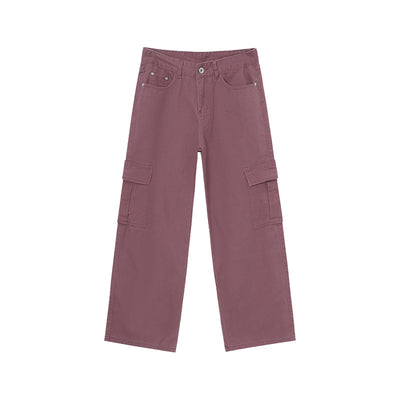 Overol Ancho de Pierna con Bolsillos Grandes - Jeans Casual - Image 9