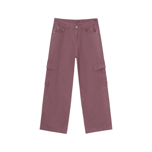 Overol Ancho de Pierna con Bolsillos Grandes - Jeans Casual - Image 9
