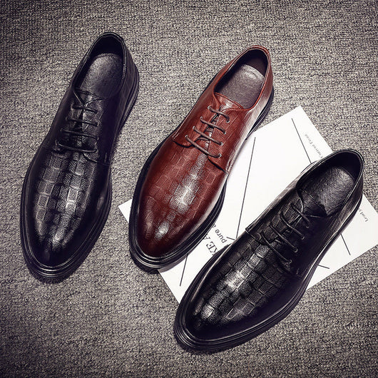 Zapatos Casuales de Cuero Genuino Británicos para Hombre - Tallas Grandes - Image 4