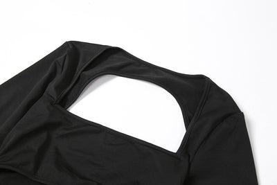 Vestido Largo de Noche Elegante con Detalles Calados - Image 10