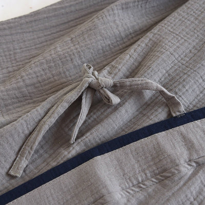 Pijama Kimono Hanfu de Algodón Puro para Hombre - Image 32