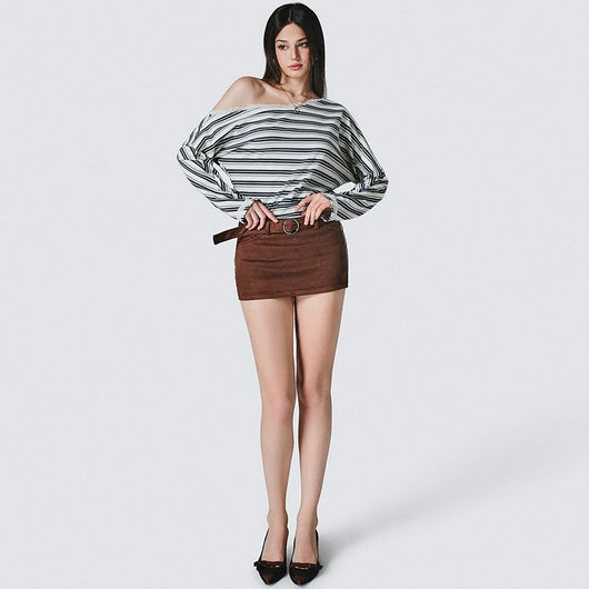 Blusa Tejida con Detalles de Encaje para Mujer - Image 4