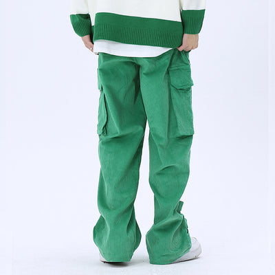 Pantalones de Trabajo Oversized con Bolsillos Grandes y Cintas Laterales - Image 11