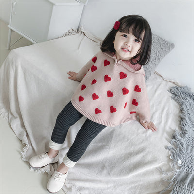 Suéter Capa Coreano Estilo Girl Love con Cuello Alto - Image 11