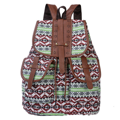 Mochila Étnica para Mujer - Diseño Bohemio y Funcional - Image 3