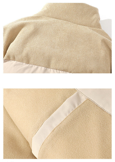 Abrigo Acolchado de Cuello Alto con Contraste - Unisex - Image 20