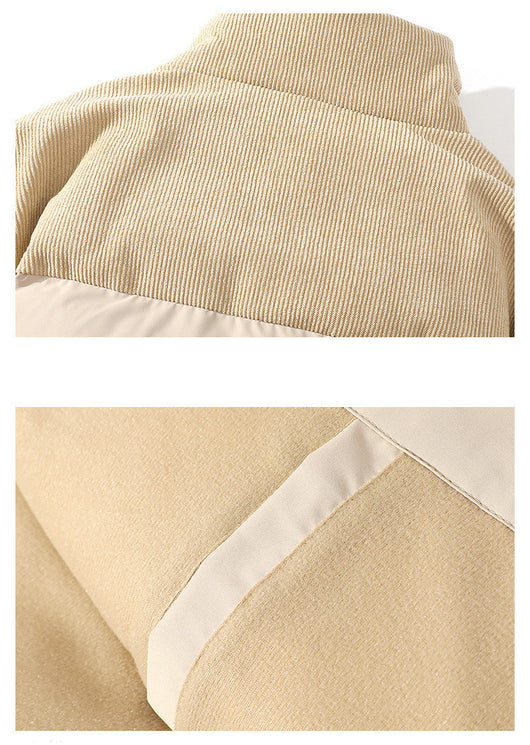 Abrigo Acolchado de Cuello Alto con Contraste - Unisex - Image 20