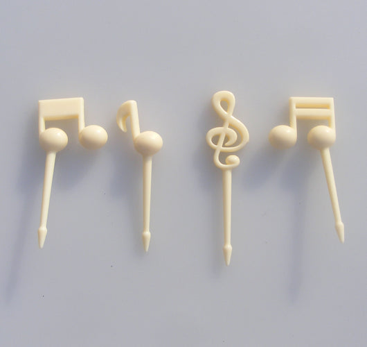 Juego de 16 Tenedores Infantiles con Diseño de Notas Musicales - Image 3