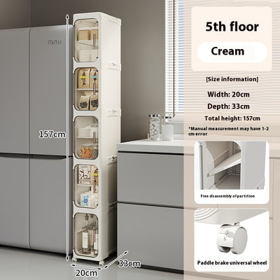 Gabinete Organizador Plegable Multifuncional para Baño - Image 13