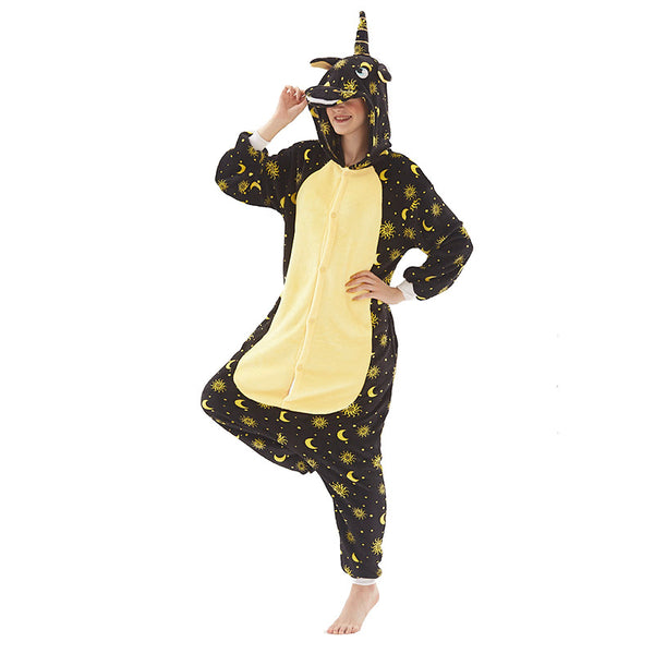 Pijama Entero Franela Otoño Invierno con Diseños de Animales Infantiles