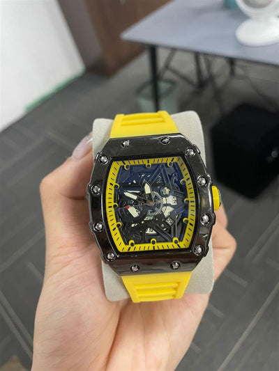 Reloj de Hombre Cilíndrico con Movimiento de Cuarzo Luminoso - Image 25