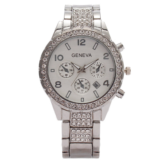 Reloj de Cuarzo Elegante para Mujer con Calendario Digital y Tres Esferas - Image 8