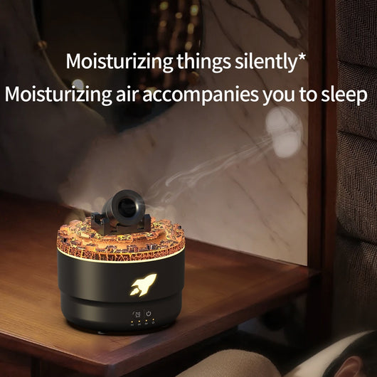 Difusor Ultrasónico de Aromas con Diseño Agrietado - Humidificador Esencial para Hoteles - Image 3