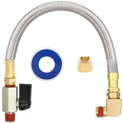 Conector Rápido de Latón 1/4" NPT con Válvula de Bola para Compresor de Aire - Image 4