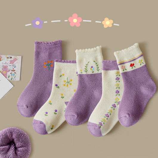 Calcetines Gruesos de Toalla para Bebé con Diseño Infantil - Image 17
