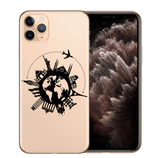 Funda Transparente de Silicona con Diseño de Mapa - Image 7