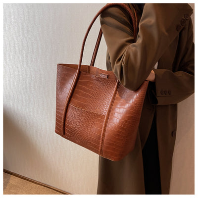 Bolso Tote Estilo Western de Cuero Suave con Textura Avanzada - Gran Capacidad - Image 7