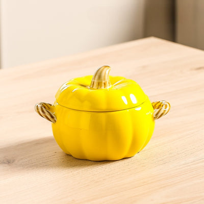 Sopera de Cerámica Decorativa Calabaza con Tapa - Image 14