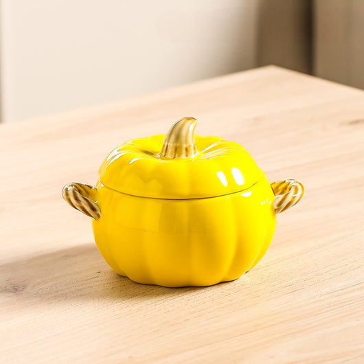 Sopera de Cerámica Decorativa Calabaza con Tapa - Image 14