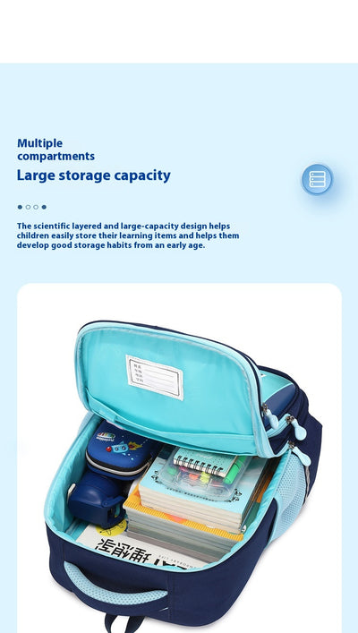 Mochila Escolar Grande Infantil Ligera con Diseño Cartoon - Image 19