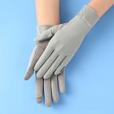 Guantes de Seda Helada con Protección Solar UV para Mujer - Image 4