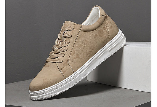 Zapatillas Deportivas Blancas para Hombre con Suela Elevada y Altura Aumentada - Image 12