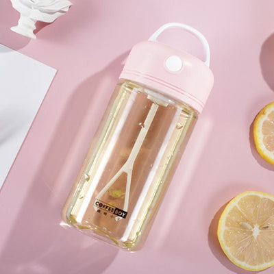 Vaso Batidor Eléctrico Portátil para Fitness - Capacidad Pequeña Resistente