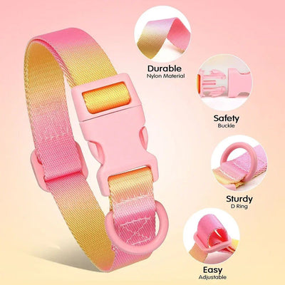 Collar Ajustable para Perros y Gatos - Diseño Degradado Moderno - Image 14