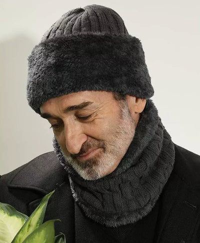 Gorro de Lana Gruesa para Hombre - Tejido Cálido y Resistente - Image 9