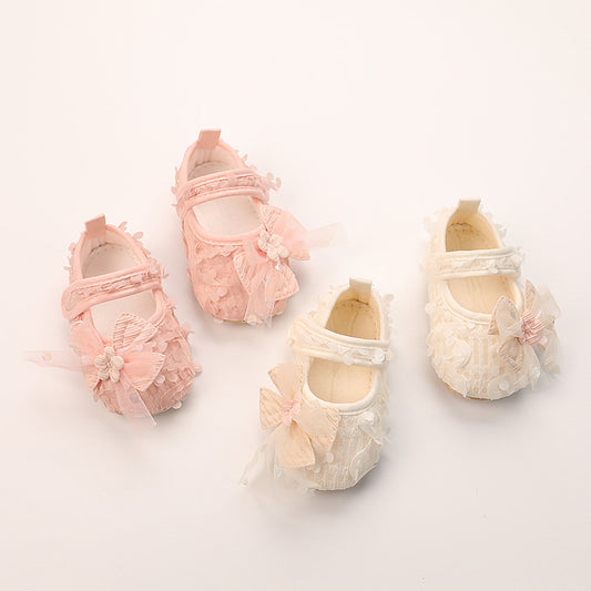 Zapatos de Princesa para Bebé con Suela Antideslizante