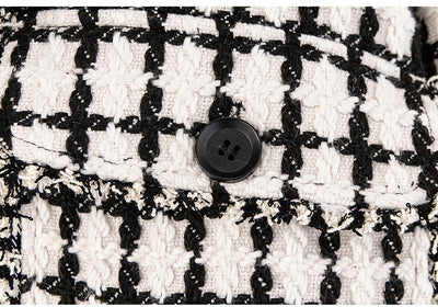 Saco Cuadros Tweed Suelto y Versátil - Image 3