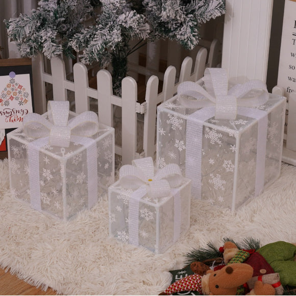 Set de 3 Luces Navideñas con Control Remoto