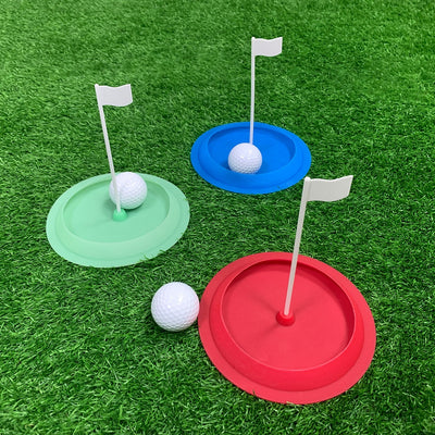 Copa de Práctica de Golf Interior en Silicona Verde