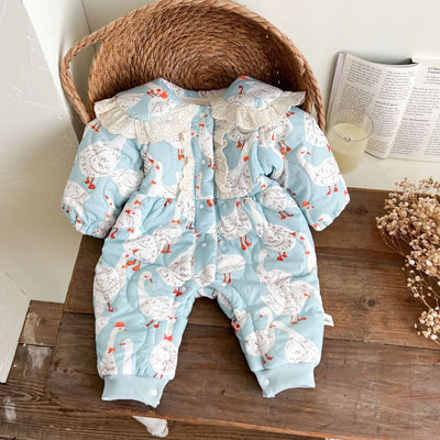 Pijama Enterizo de Algodón Grueso para Recién Nacido - Image 35