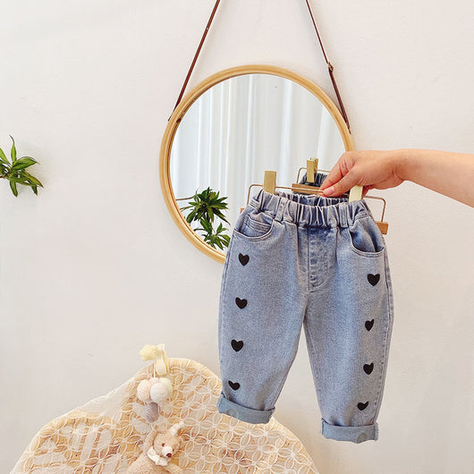 Pantalones Elásticos Coreanos para Bebé - Primavera y Otoño