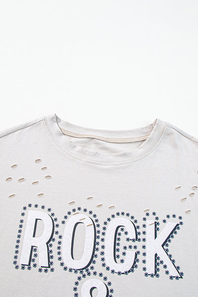 Playera Desgarrada Fresca de Manga Corta - Estilo Verano - Image 14