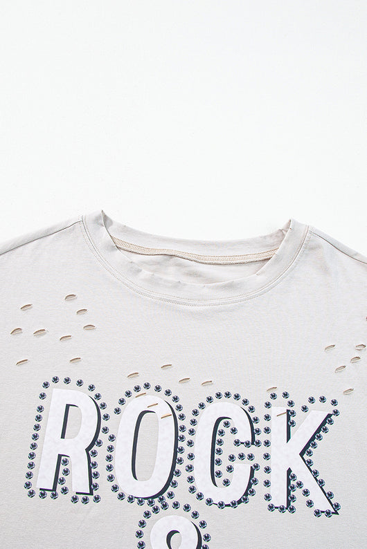 Playera Desgarrada Fresca de Manga Corta - Estilo Verano - Image 14