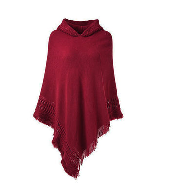 Capa Tejida con Capucha para Otoño e Invierno - Image 7