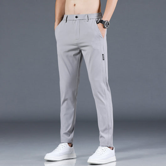 Pantalones Casuales para Hombre en Seda de Hielo - Image 2