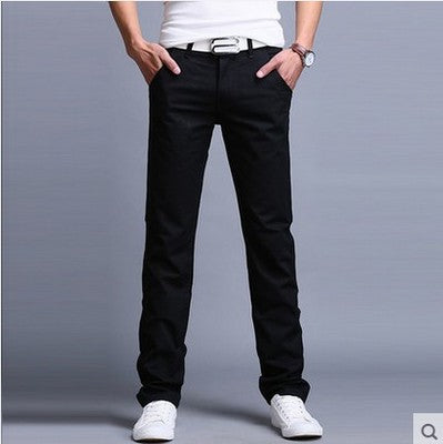 Calça Masculina Reta Casual Folgada Versátil