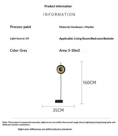 Lámpara de Piso Minimalista con Diseño Geométrico - Image 8