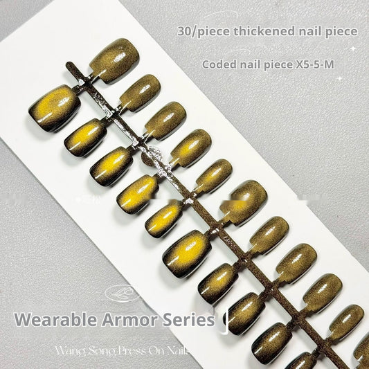Armadura de Cristal Micro Ojo de Gato Dorado - Protección Elegante