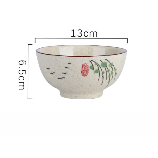 Tazón de Arroz de Cerámica Pintado a Mano - Image 30
