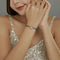 Pulsera de Plata 925 con Cuerda de Cuero Azul Trenzada