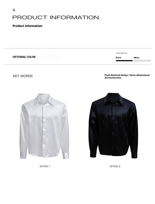 Blusa Corta de Satén Sedoso - Corte Amplio Perfecta para Commuters - Image 10