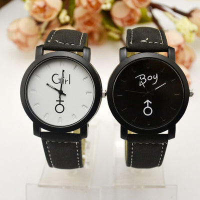 Reloj de Pareja My Love - Diseño Blanco y Negro - Image 6