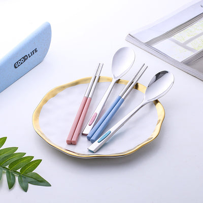 Juego de Cubiertos Ecológicos de Trigo con Palillos y Cuchara - Image 5
