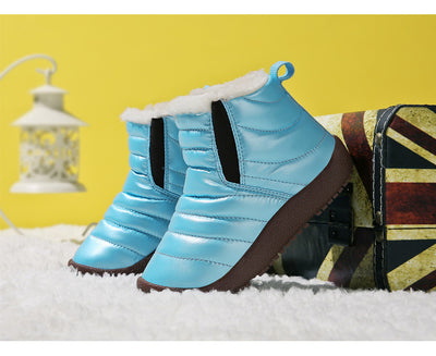 Botas de Nieve Infantiles con Forro de Cachemira Deportivo - Image 18