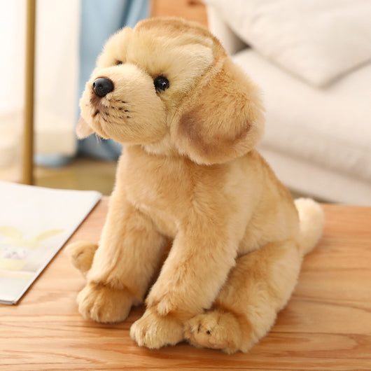 Perro Labrador de Peluche Realista - Juguete de Simulación