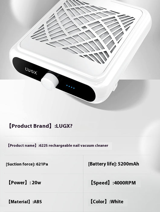 Aspiradora Turbo para Uñas sin Escobillas con Batería Extendida - Image 8